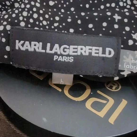 Karl lagerfeld Paris Star Print Long Sleeve Shirt - Picture 7 of 10